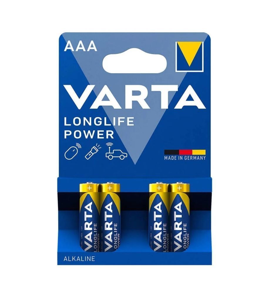 Varta Longlife Power AAA Alkaline Pil 4'lü