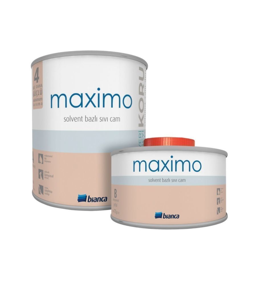 Bianca Maximo Solvent Bazlı Sıvı Cam Parlak 500Ml