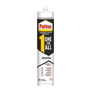 Pattex One For All Crystal Montaj Yapıştırıcı Şeffaf 290 G #1