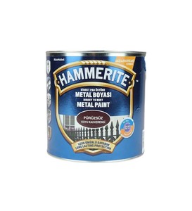 Hammerite Pas Üstü Metal Boyası Düz Koyu Kahverengi 2,5Lt
