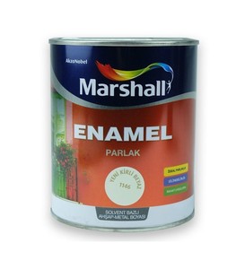 Marshall Enamel Parlak Ahşap Metal Boyası Kirli Beyaz 2,5 L #1