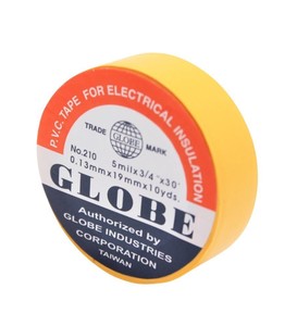 Globe 19 Mm İzolasyon Elektrik Bandı Sarı