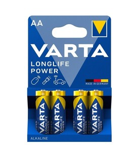 Varta Longlife Power AA Alkaline Pil 4'lü #1