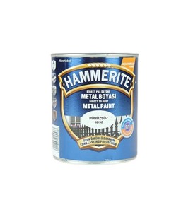 Hammerite Pas Üstü Metal Boyası Düz Beyaz 0,75Lt
