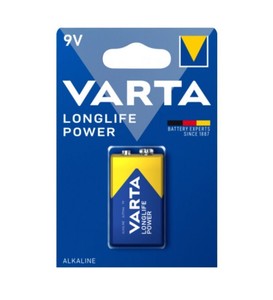 Varta Longlife Power 9V Alkaline Pil #1