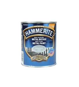Hammerite Pas Üstü Metal Boyası Düz Gri 0,75Lt