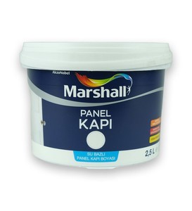 Marshall Su Bazlı Panel Kapı Boyası Beyaz 2,5 L #1