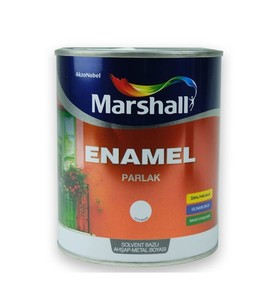 Marshall Enamel Parlak Ahşap Metal Boyası Parlak Beyaz 2,5 L