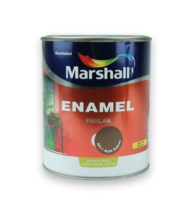 Marshall Enamel Parlak Ahşap Metal Boyası Açık Kahve 2,5 L