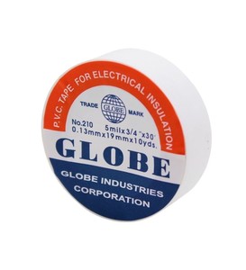 Globe 19 Mm İzolasyon Elektrik Bandı Beyaz