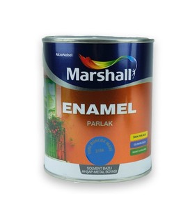 Marshall Enamel Parlak Ahşap Metal Boyası Boncuk Mavi 2,5 L