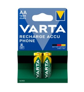 Varta Recharge Accu Phone AA Pil 2'li 1600 mAh #1